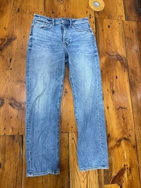 Lucky Brand Women’s High Rise 90s Loose Straight Jeans Light Blue Size 8 29